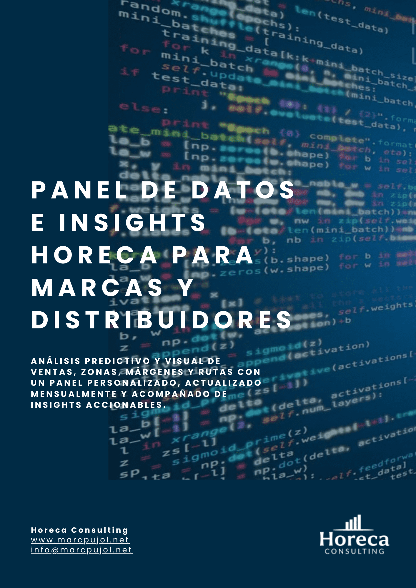 Panel de Datos e Insights Horeca para marcas y distribuidores