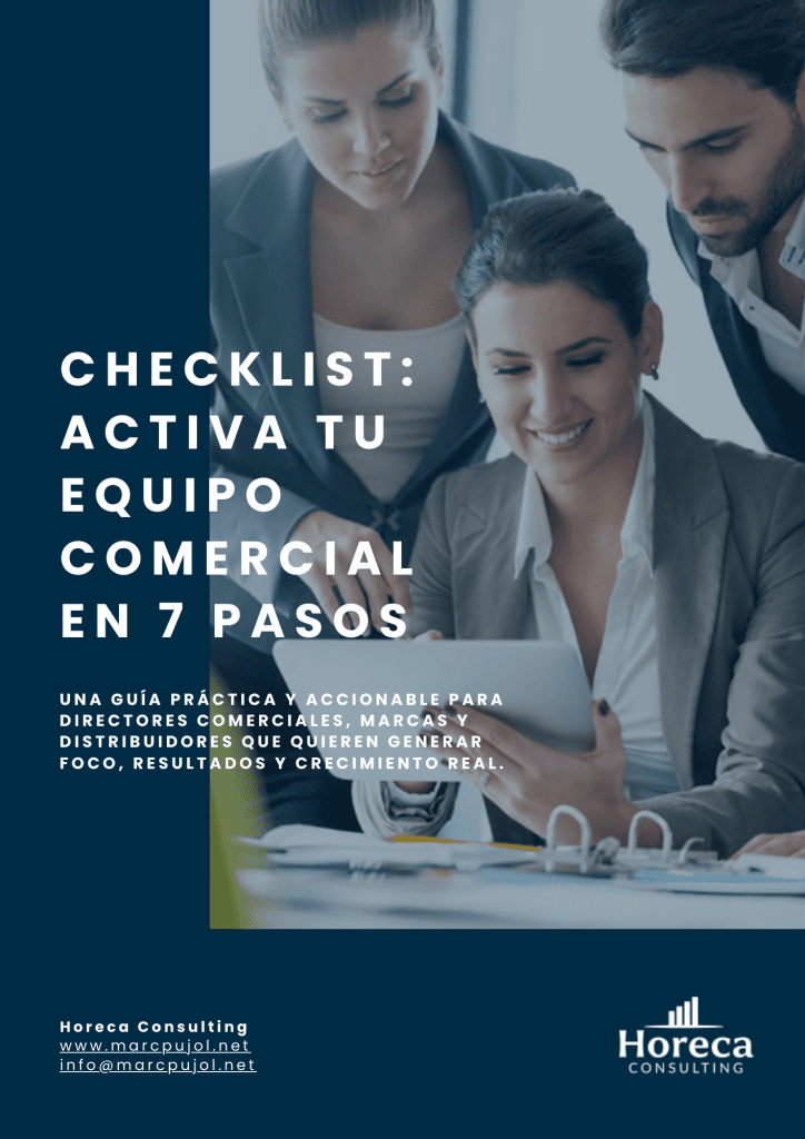 Checklist: Activa tu equipo comercial Horeca en 7 pasos